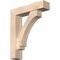 Ekena Millwork Imperial Block Smooth Bracket w/ Offset Brace, Douglas Fir, 7 1/2"W x 32"D x 38"H BKT0806X32X38IMP05SDF - alternate 1